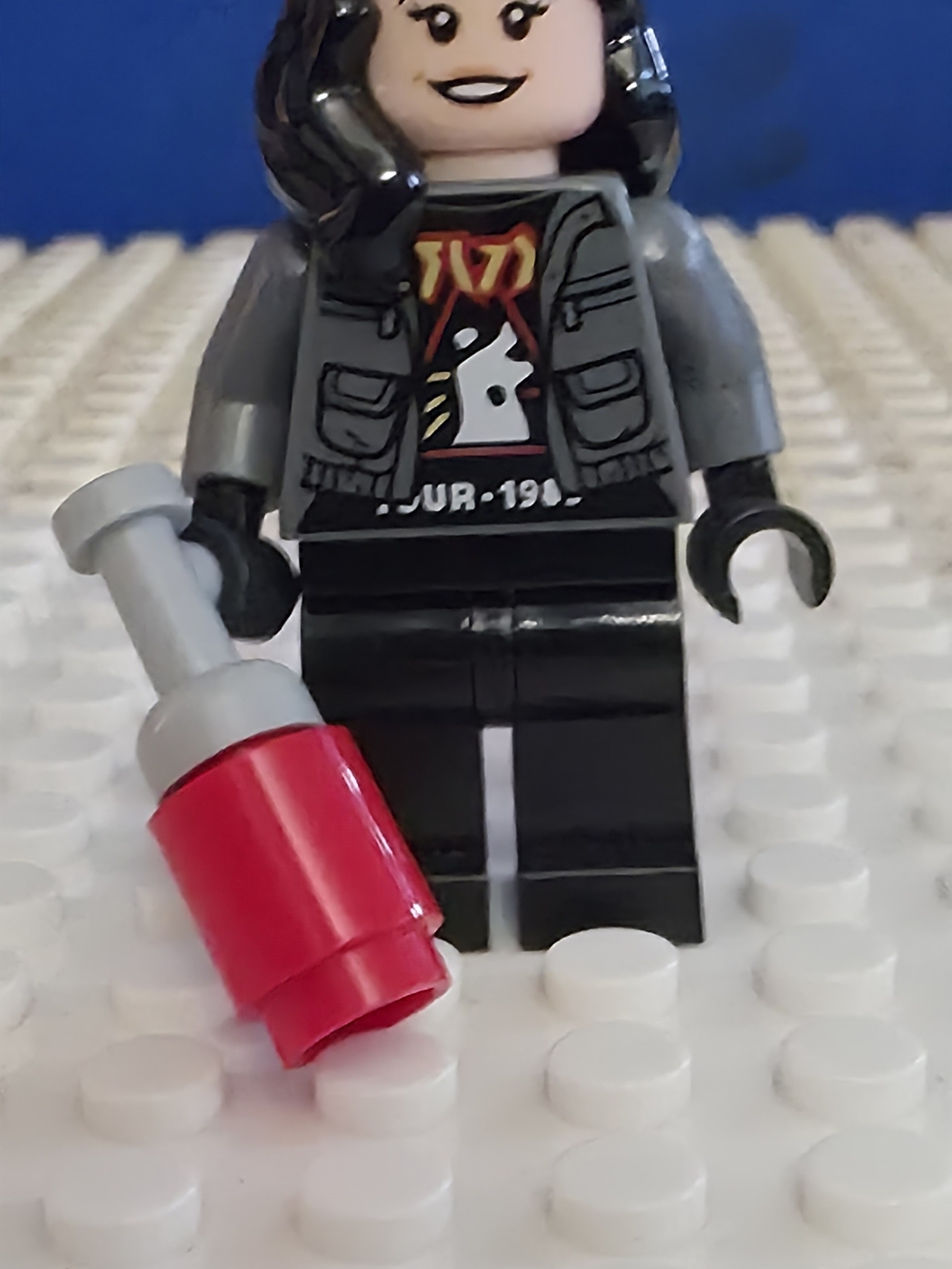 Lego Zia Rodriguez Minifigure jw090 76944 Jurassic World CMF Lot Rare Retired
